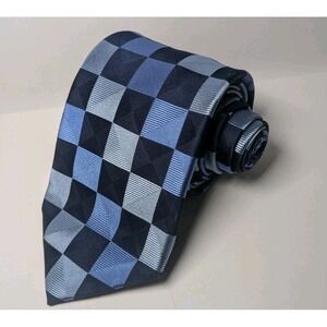 Mint Men's Michael Kors Pure 100% Silk Tie Made In USA 3.25"X58" Checker Pattern